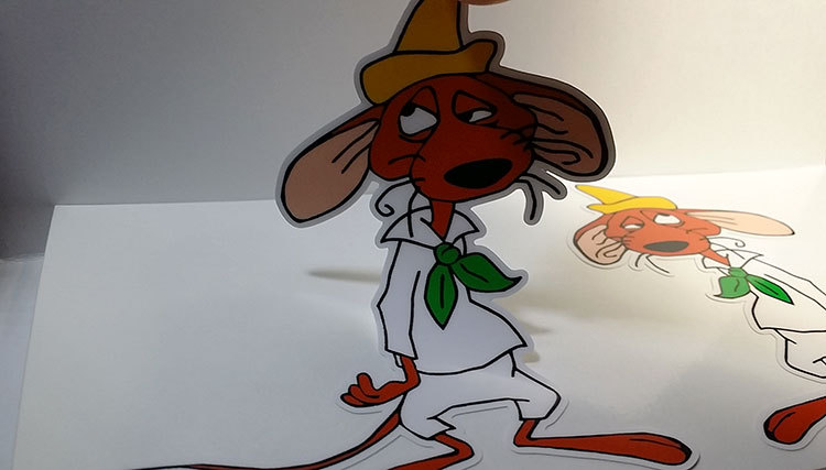 Slowpoke Rodriguez x 2 Vintage Style DECAL, Vinyl STICKER, rat rod, racing, 4"