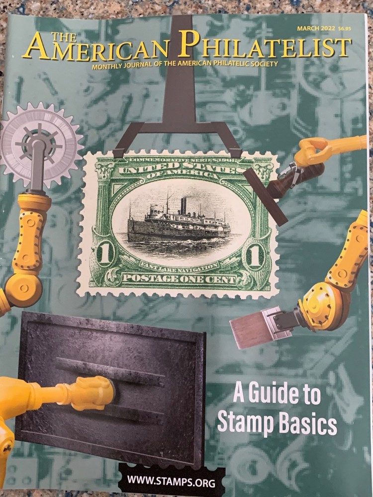 American Philatelist Magazine  2022, March