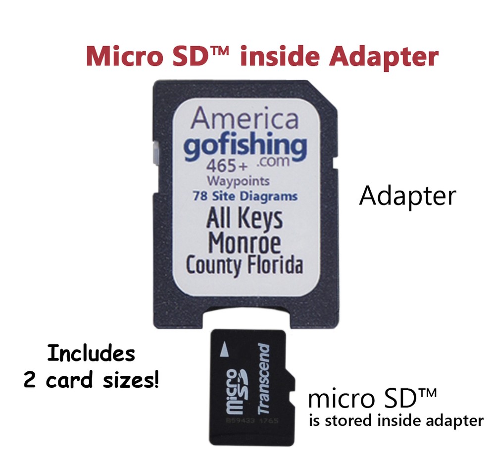 Collier County Fishing & Dive Sites Memory Card
