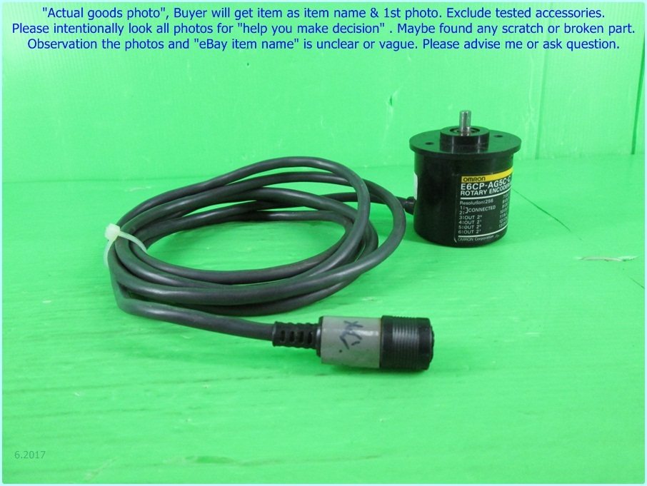 OMRON E6CP-AG5C-C, Rotary Encoder as photo, sn:2576, For part not working.