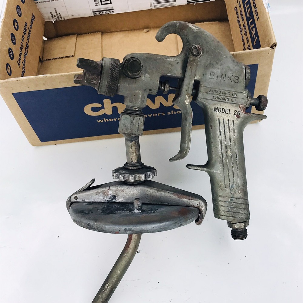 BINKS Model 26 Paint Spray Gun, Siphon Feed