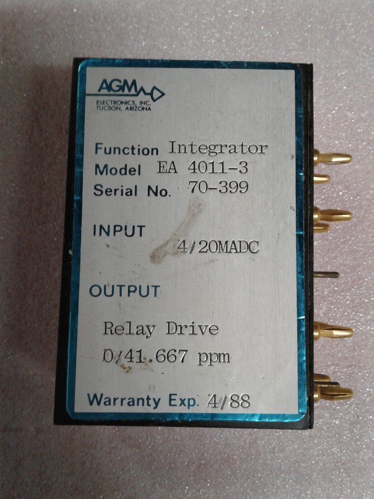 AGM Electronics EA 4011-3 Integrator  4/20MADC