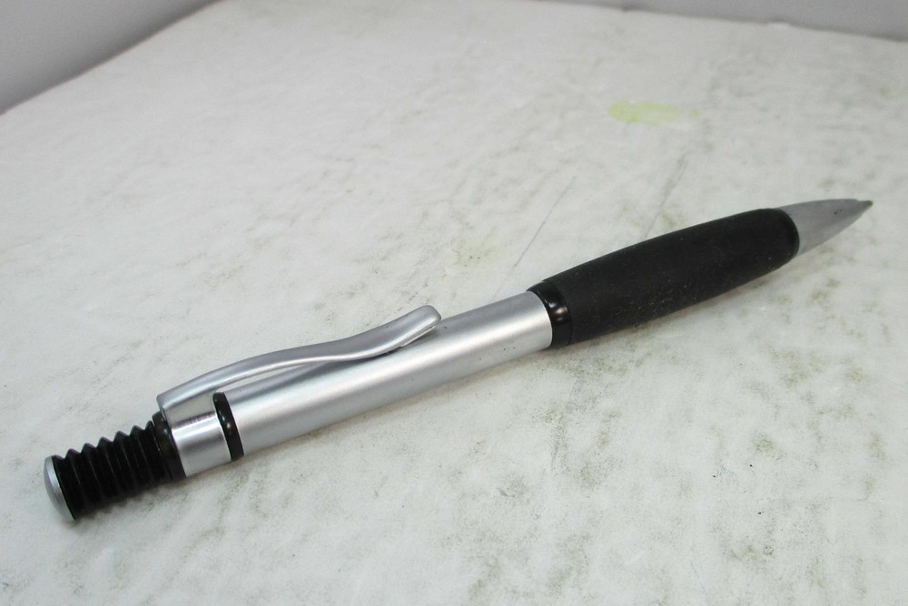 Toshiba Logo Silver Ballpoint Pen