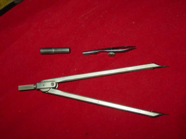 Vintage K&E Keuffel & Esser PILOT DRAWING INSTRUMENTS Drafting Set Case Tools