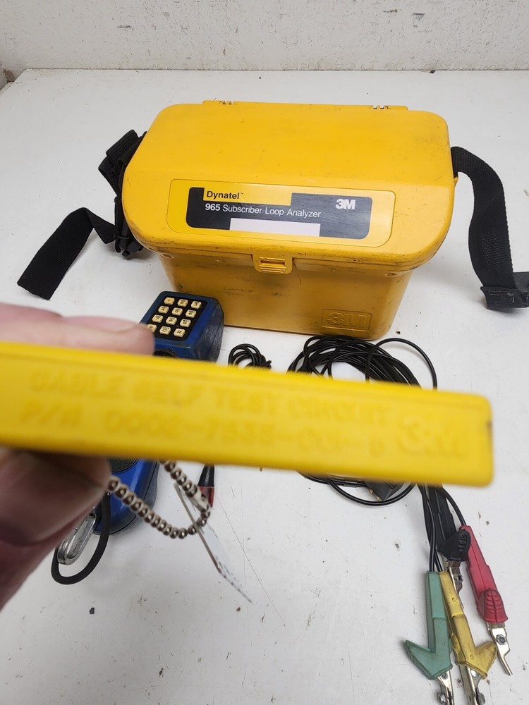 3M Dynatel 965 Subscriber Loop Analyzer & Butt Set for Line Testing
