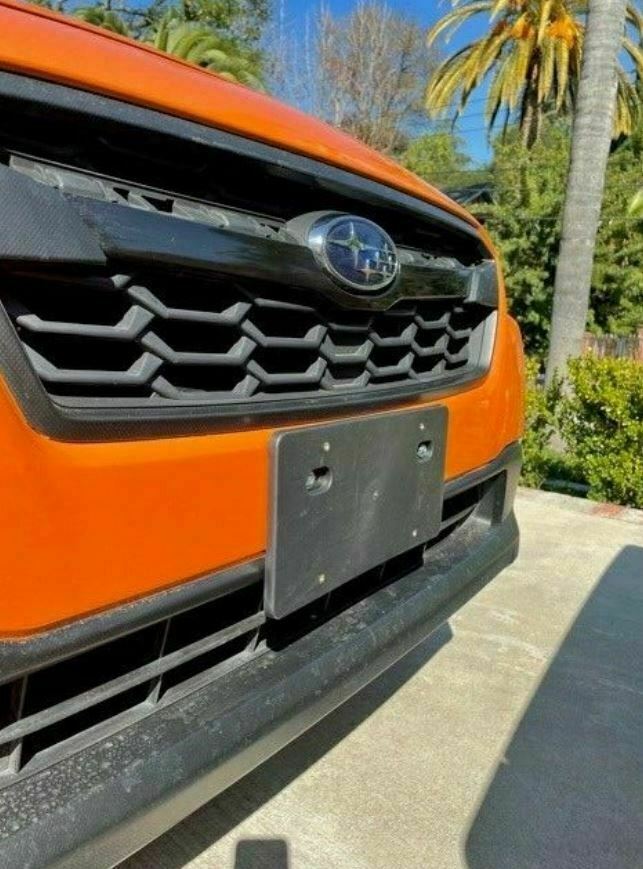 Bumper Rectangular Holes License Plate Kit Bracket for SUBARU WRX 2012-2014 New