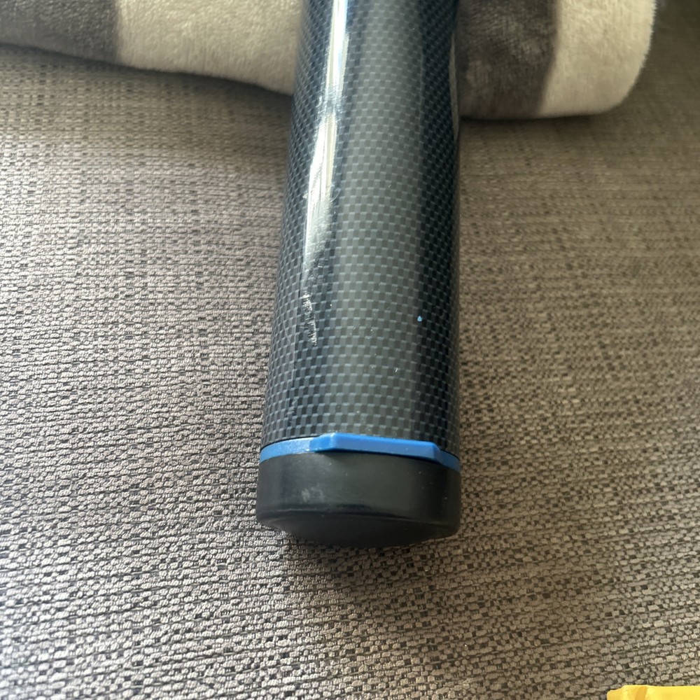 Vintage 12" Coleman Graphite Flashlight Tested & Working