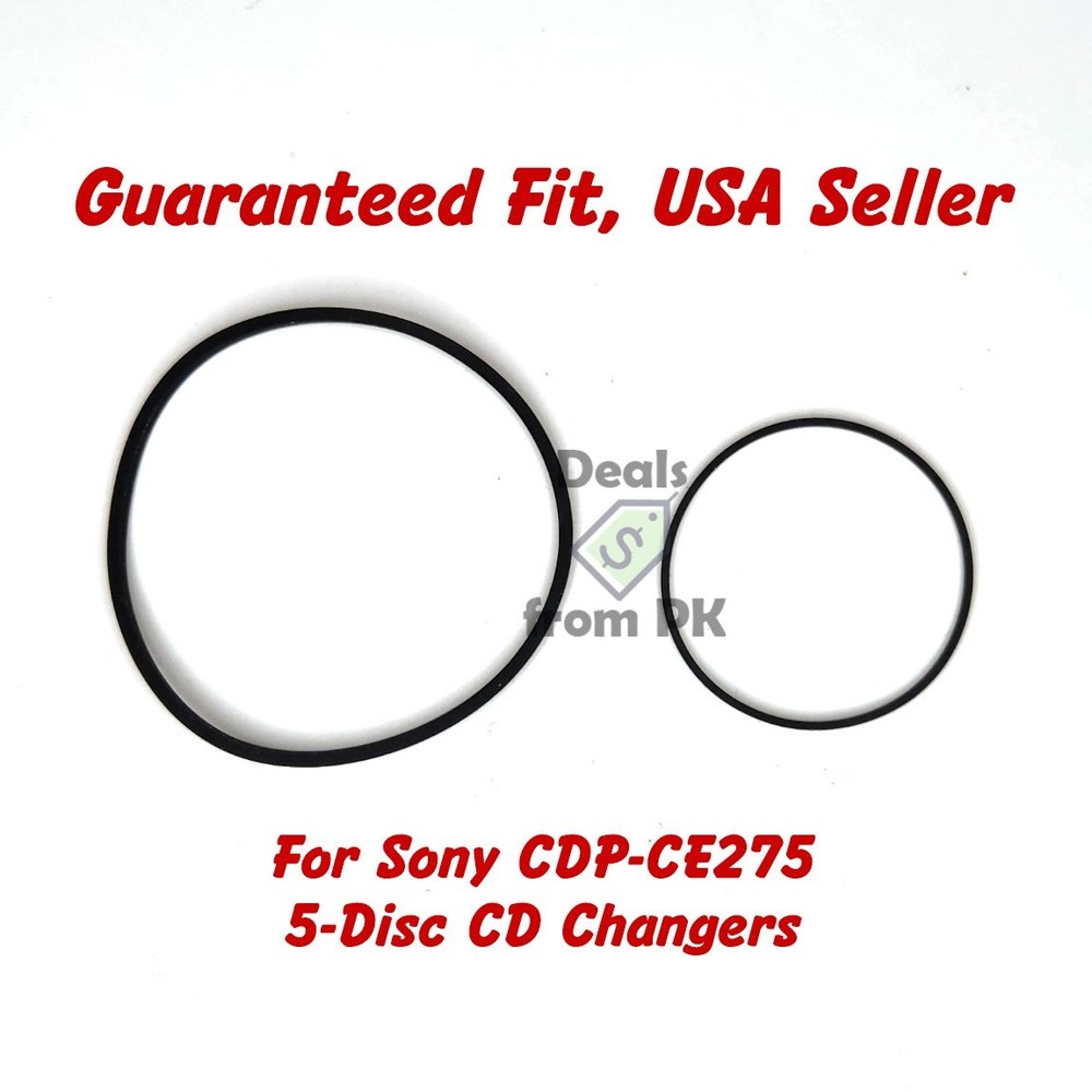 Belt Kit for Sony CDP-CE275 5-Disc Carousel CD Changer - WITH TRACKING