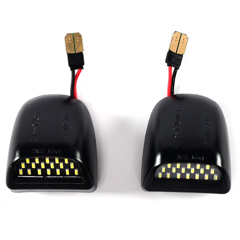 2X For Chevy Silverado GMC Sierra 1500 2500 LED License Plate Light Assembly