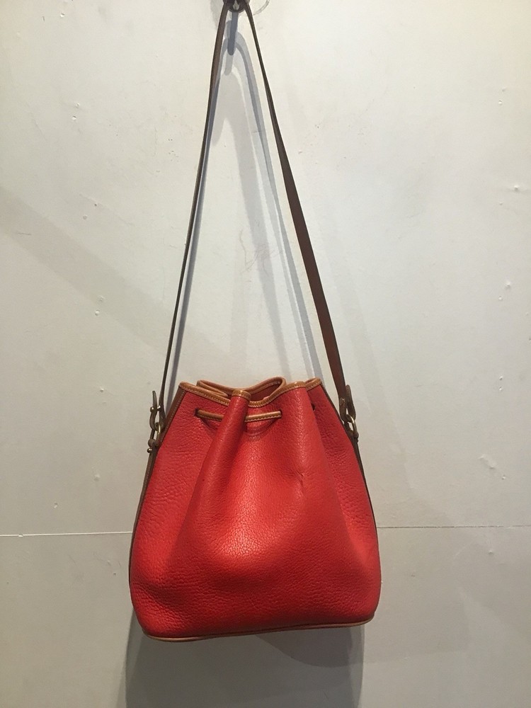 Dooney and Bourke Red Leather Knapsack PURSE