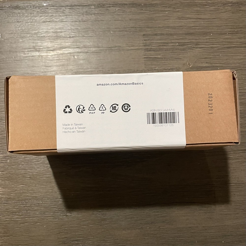 Amazon Basics Electronic Keypad Deadbolt Keyed Entry - Oil Bronze - SHIPS NOW