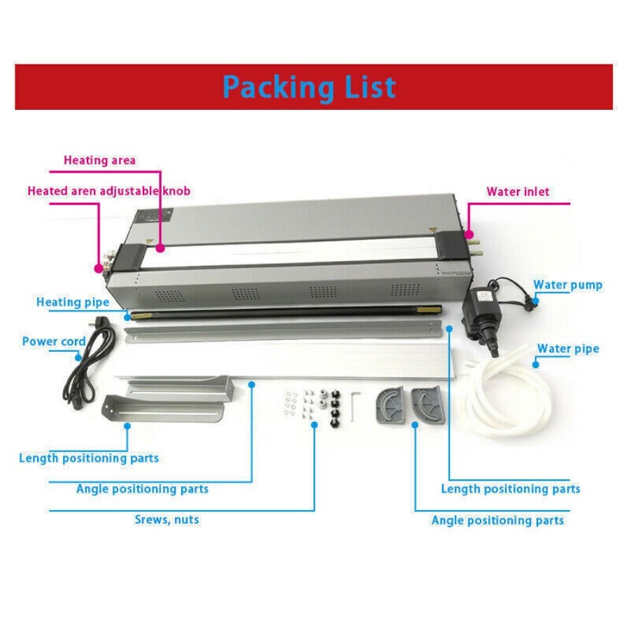 160°Upgrade Acrylic Bending Machine ABS PVC Hot Heating Bender Angle Positioning