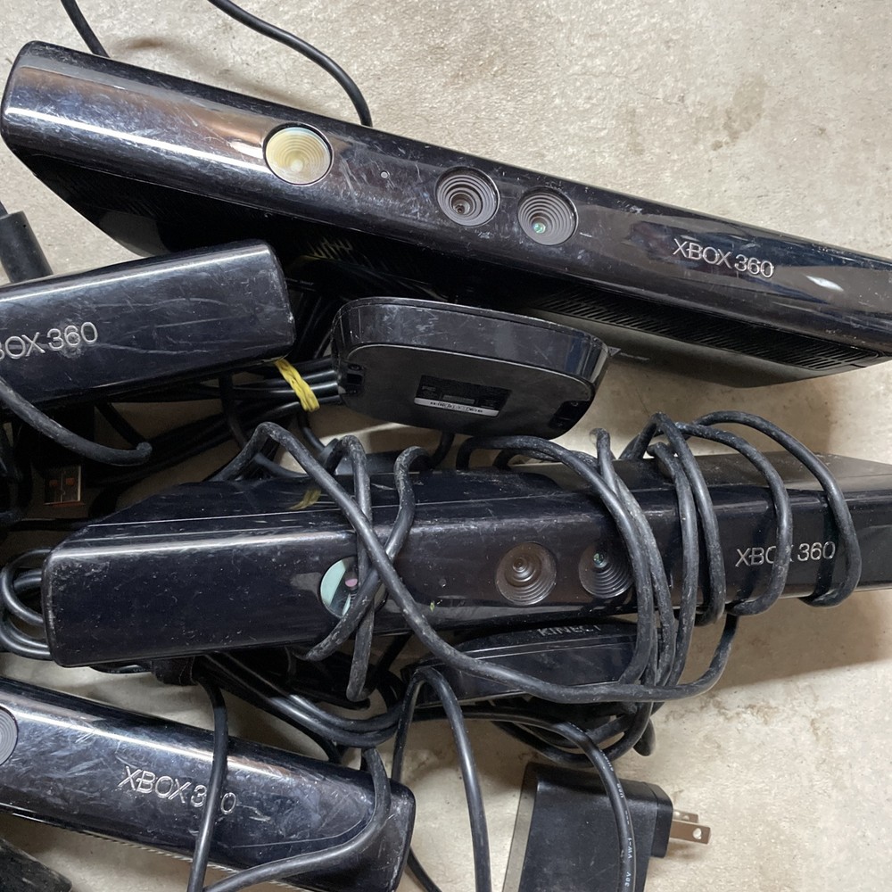 Lot of 4 Microsoft Xbox 360 Kinect Camera Sensor Bars Untested Model 1414