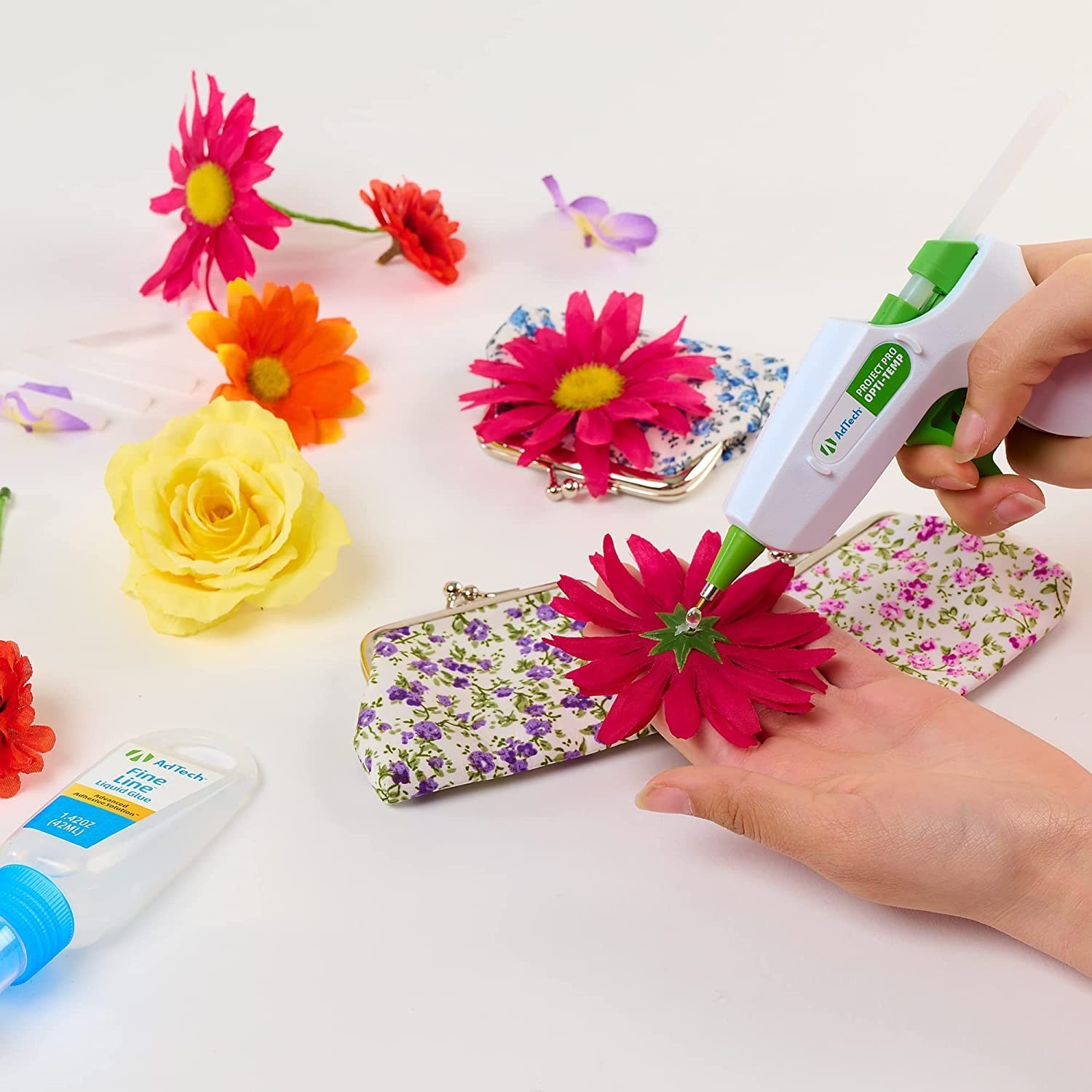 AdTech Mini Hot Glue Sticks 4 Inch Clear 30 Pack for Crafts DIY Glue Gun Repair