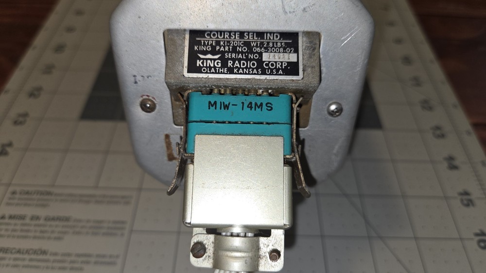 King KI-201C VOR/LOC Indicator