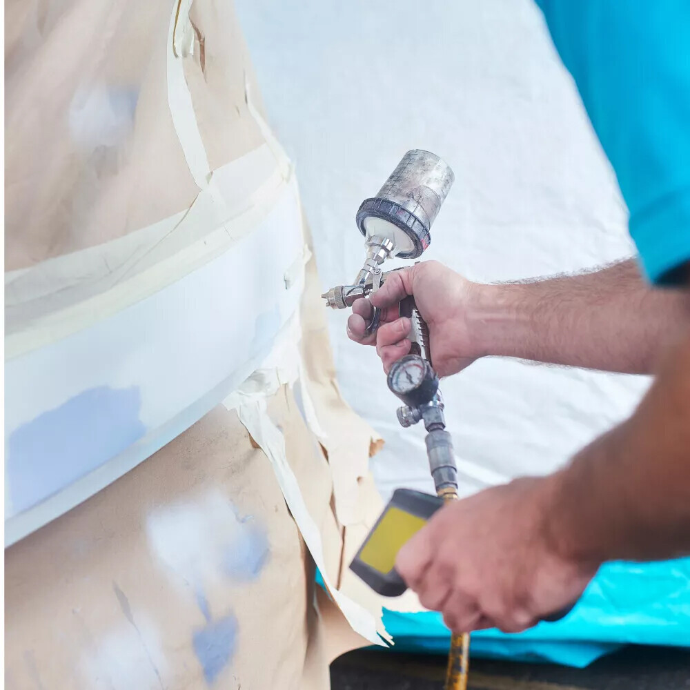 50Packs PPS CUPS Disposable Paint Spray Gun Cup Liners and Lid System 600ml/20Oz