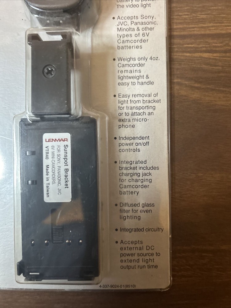 Mini Sunspot Camcorder-powered Integrated Video Light