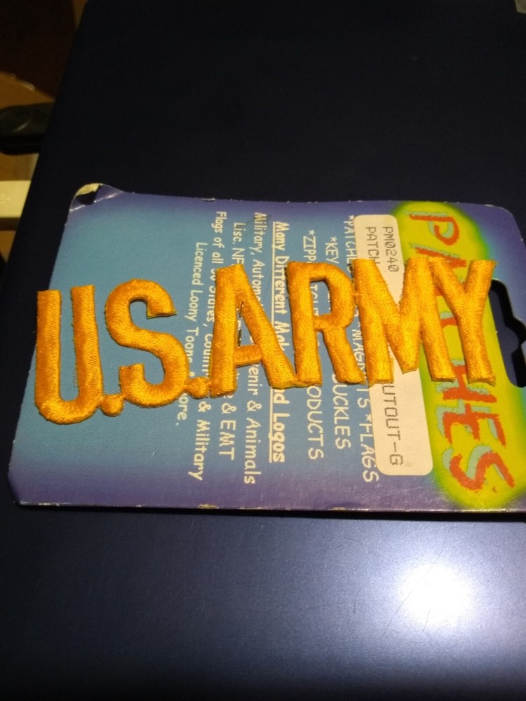 U.S. Army Gold Patch (23-437)
