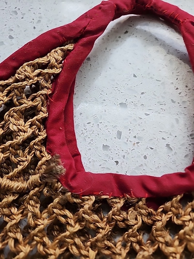 Vintage Sisal Mesh Bag