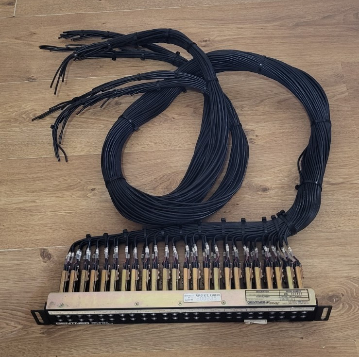 Gentner pre-wired patch panel 920-241-001 with the cables attached (2 available)