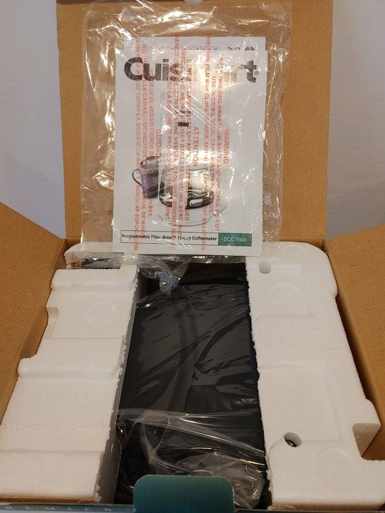 Cuisinart 12-Cup Programmable Coffee Maker - Model DCC-1000BK - New in Box