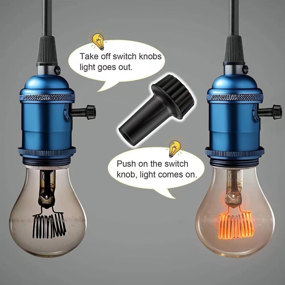 Lamp Turn Knob,Light Lamp Turn On/Off Switch Knobs Replacement, Standard Size(20