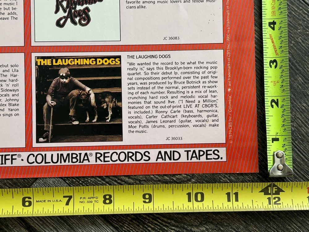 KISS Ad Promo Wicked Lester Album Cover Laughing Dogs Vintage Kiss Pre Aucoin