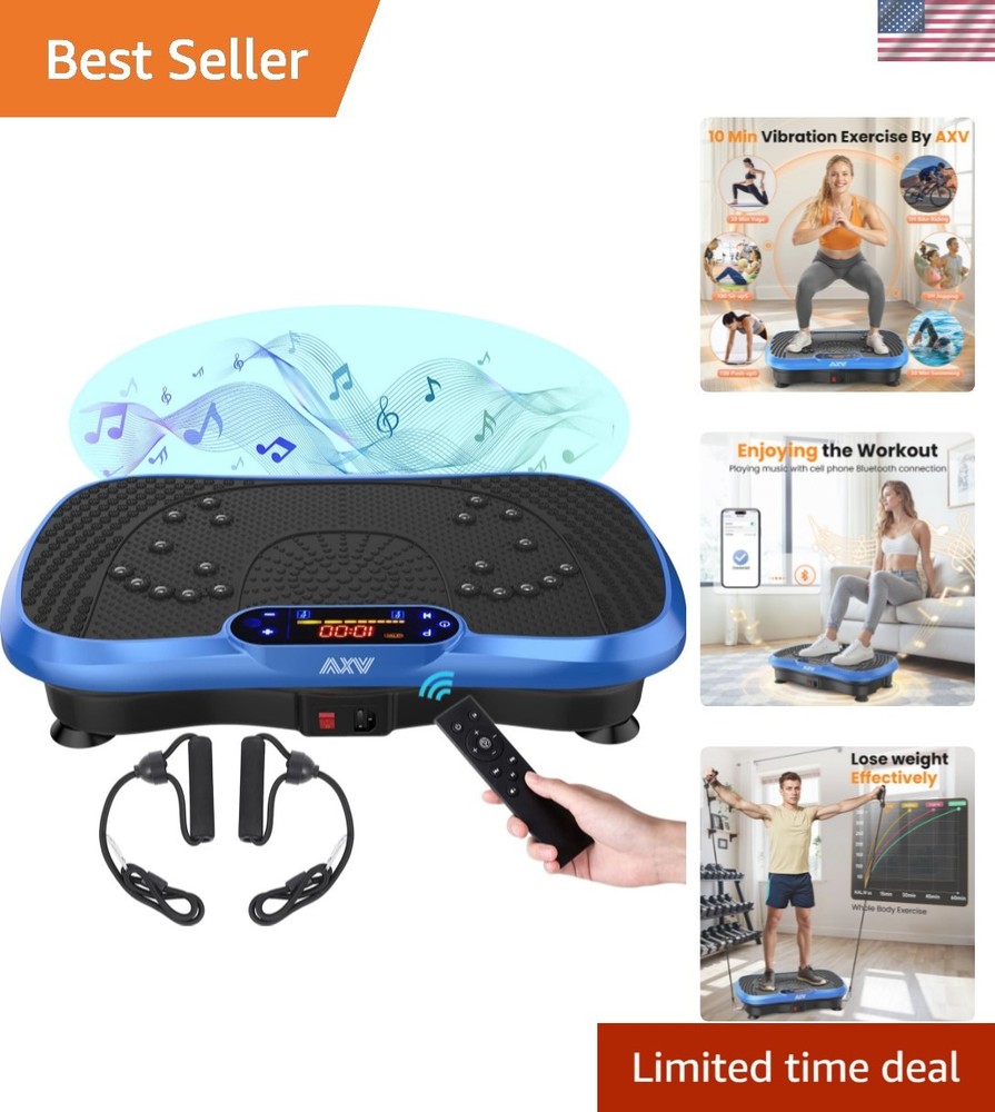 AXV Body Shaker: Bluetooth-Enabled Vibration Platform for Quick Workouts