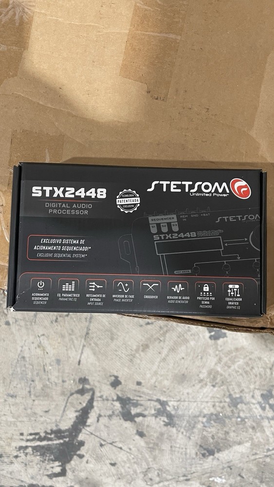 *Stetsom STX 2448 Digital Audio Processor Equalizer XVR 4