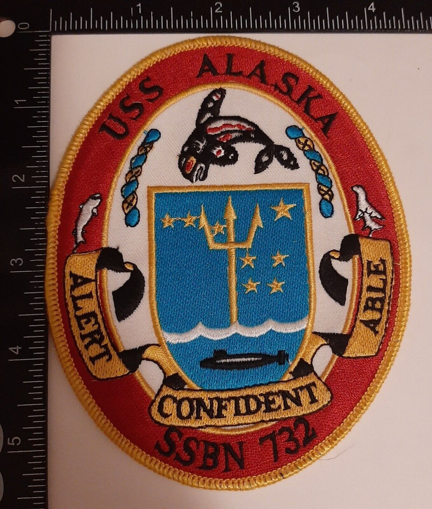 USN US Navy USS Alaska SSBN-732 Patch