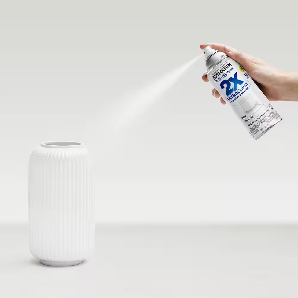 12 Oz. Semi-Gloss White General Purpose Spray Paint