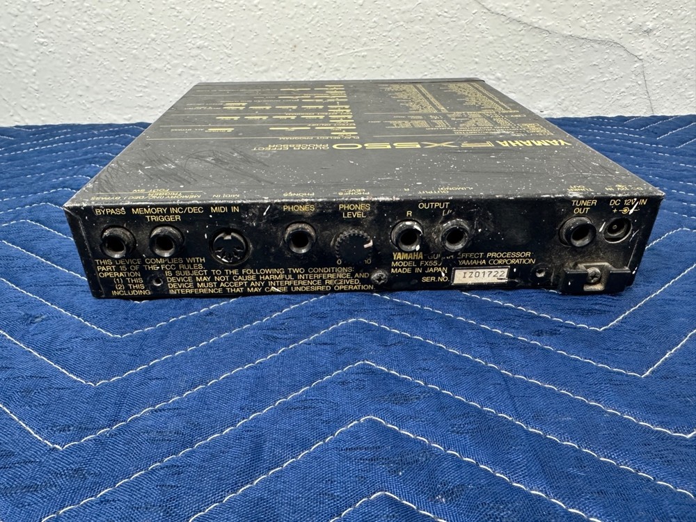 Yamaha FX550 Guitar Effect Processor - Works Great!