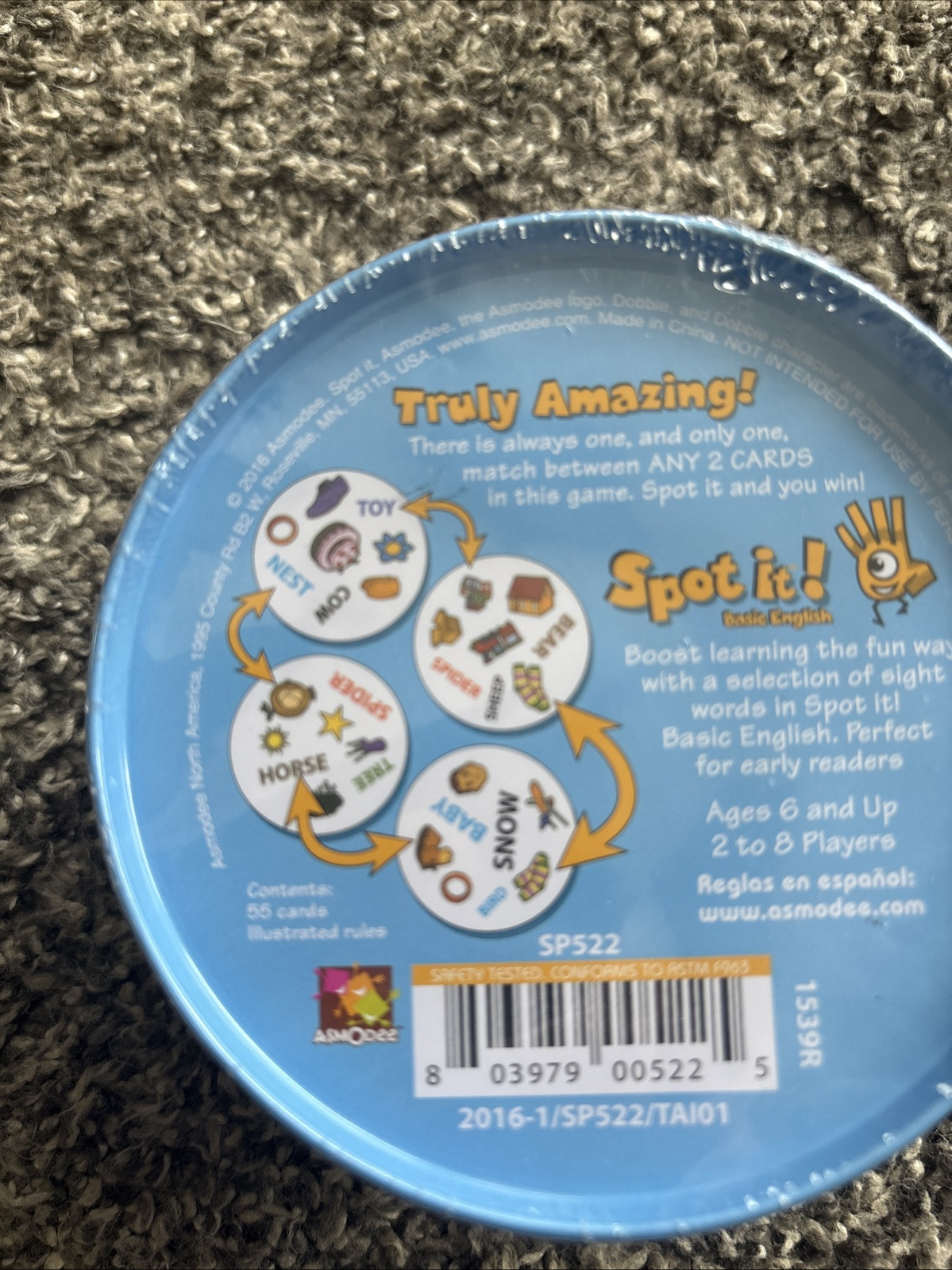 Spot It! Basic English Brand New Sealed