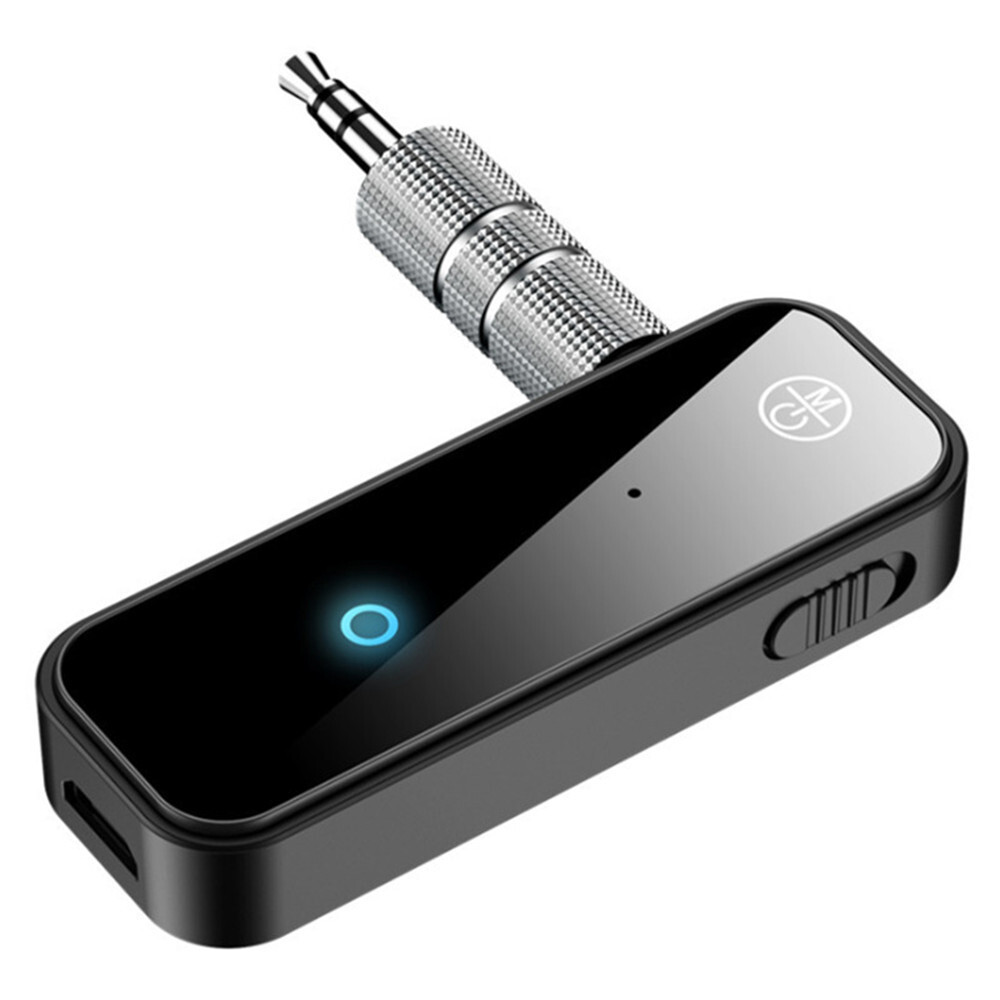 Car Wireless Bluetooth 5.0 Transmitter Receiver 2in1 Audio Adapter Plug and Play