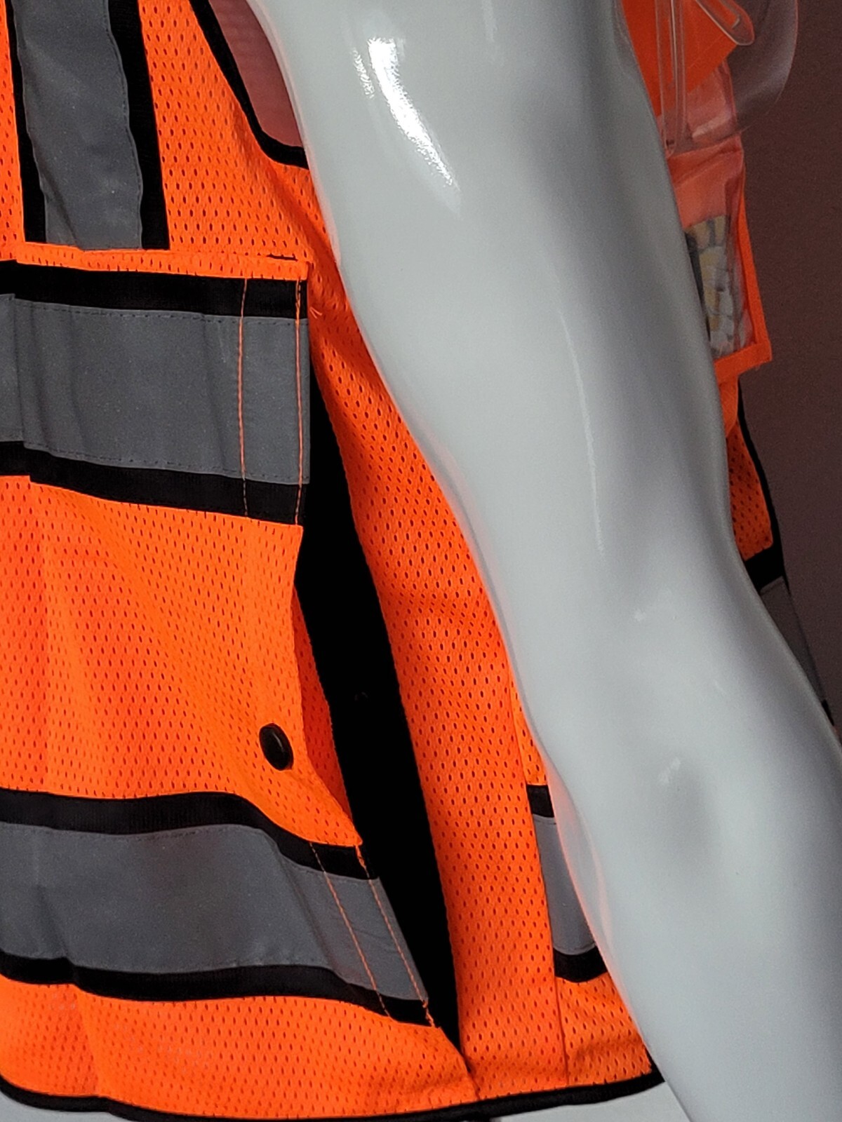 FX Heavy Duty Surveyors Safety Vest with Zipper, Large Plan Pocket