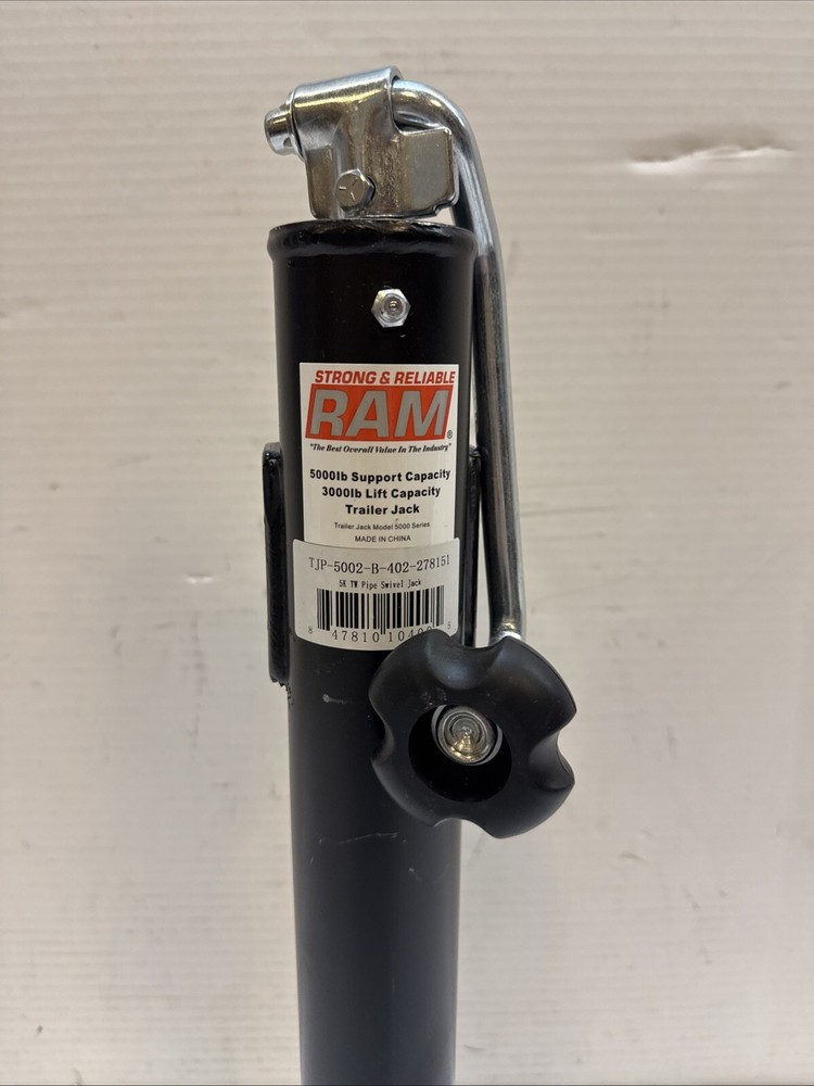 Ram TJP-5002-B Pipe Mount Swivel Jack