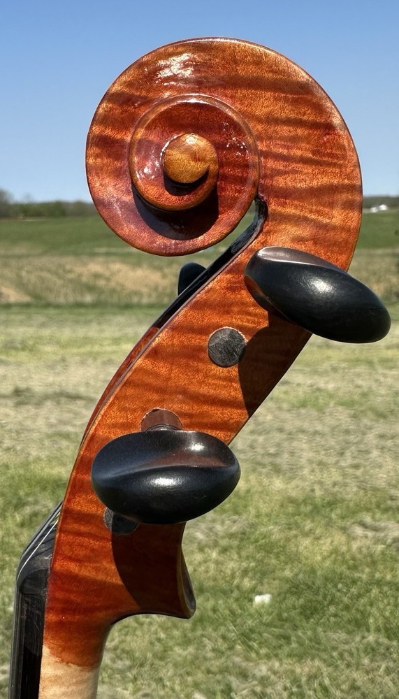 Beautiful Sounding Highly Flamed Violin 4/4
