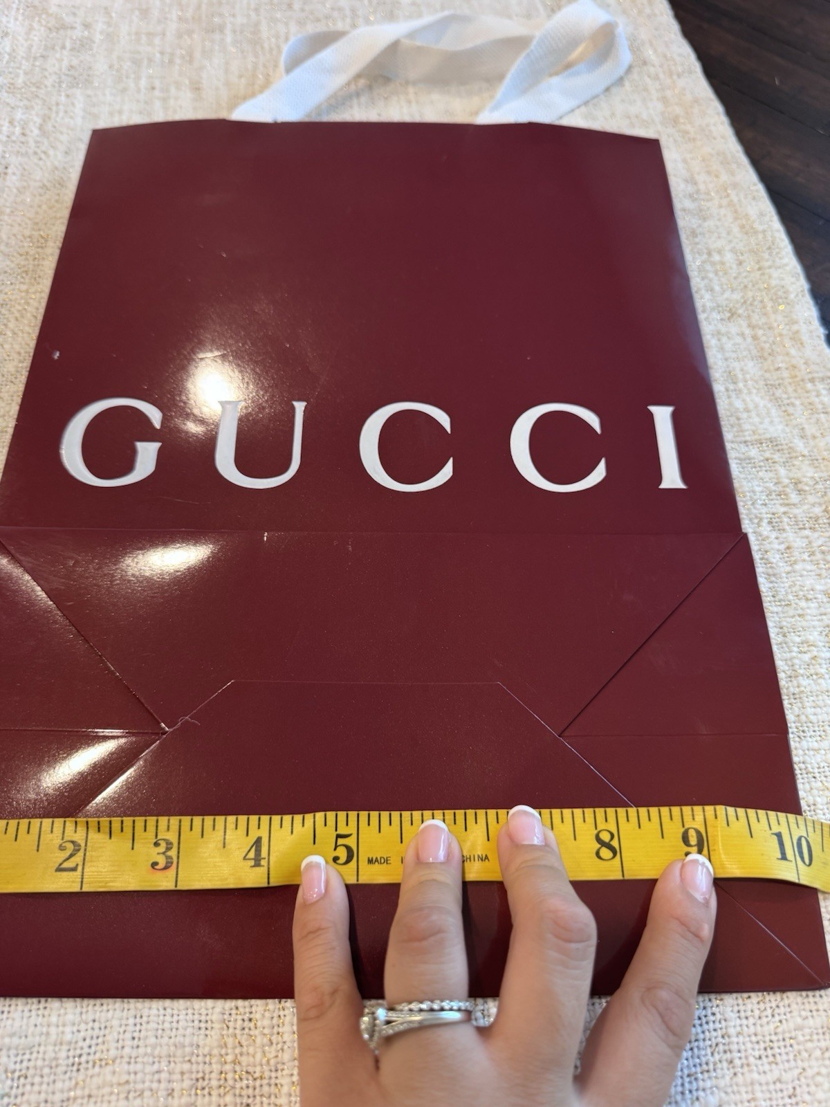 Gucci Empty Gift Bag 13 x 10 x 5