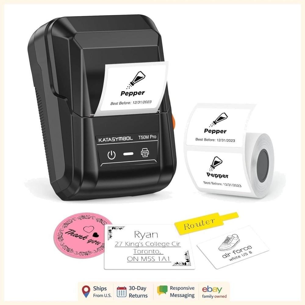 Smart Labeling Machine with App Control and Multiple Font Options for Easy Use