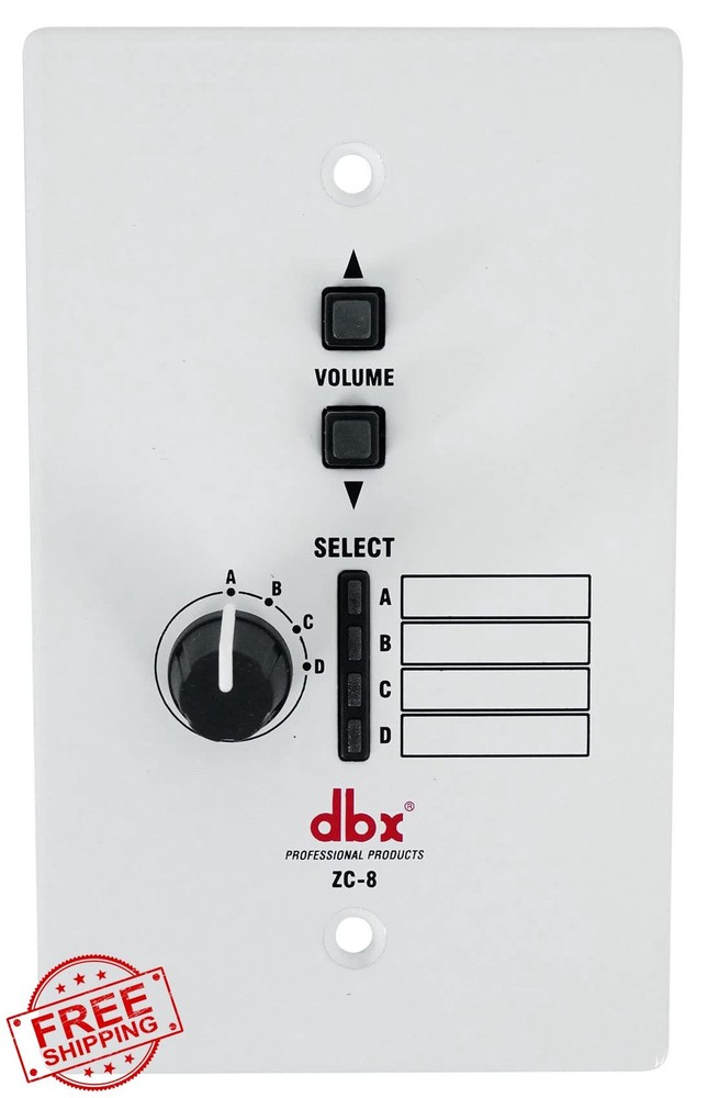 dbx ZC-8 Wall Mounted Zone Controller