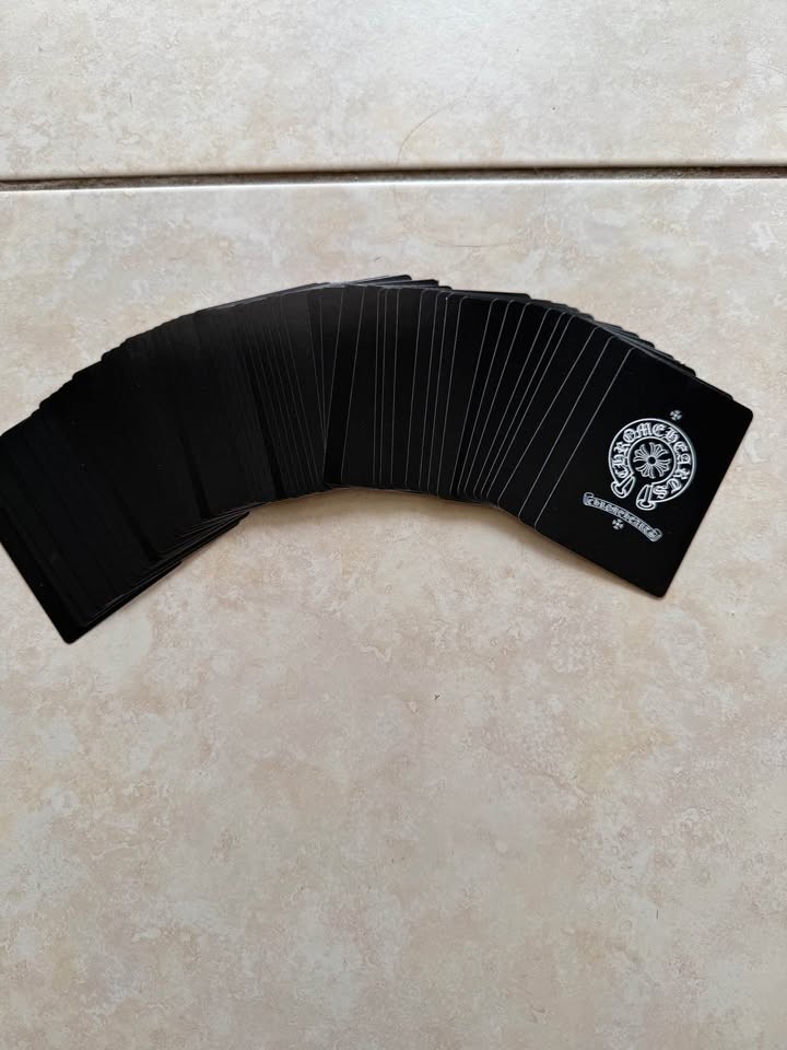 Chrome Hearts playing cards deck