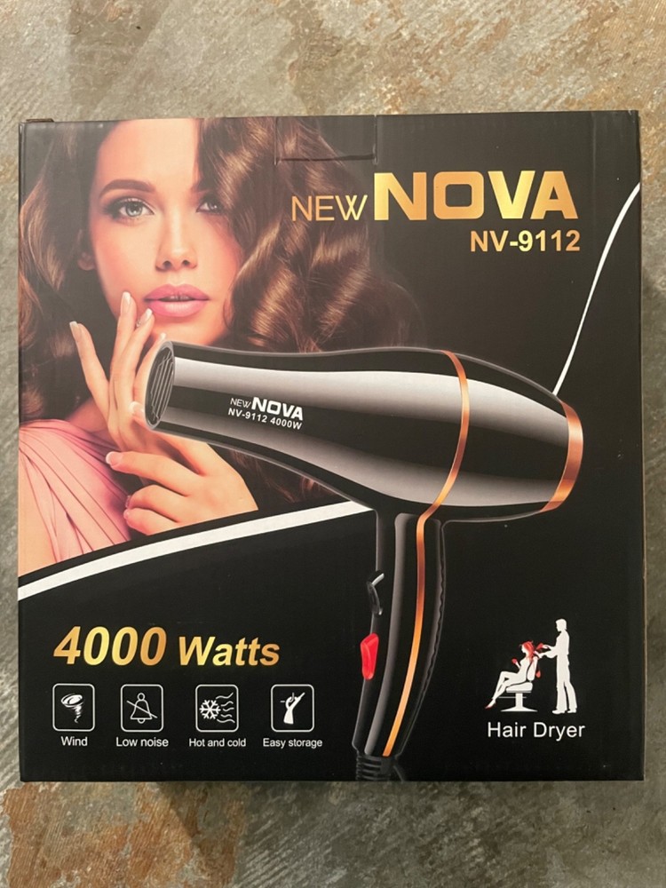 Hair Dryer NOVA NV-9112 New