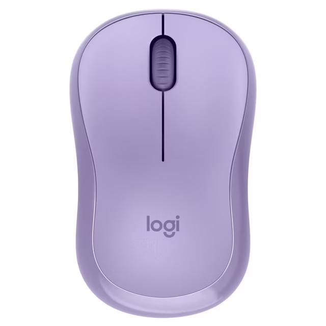 Logitech M240 Silent Wireless Bluetooth Optical Ambidextrous Mouse - Lavender