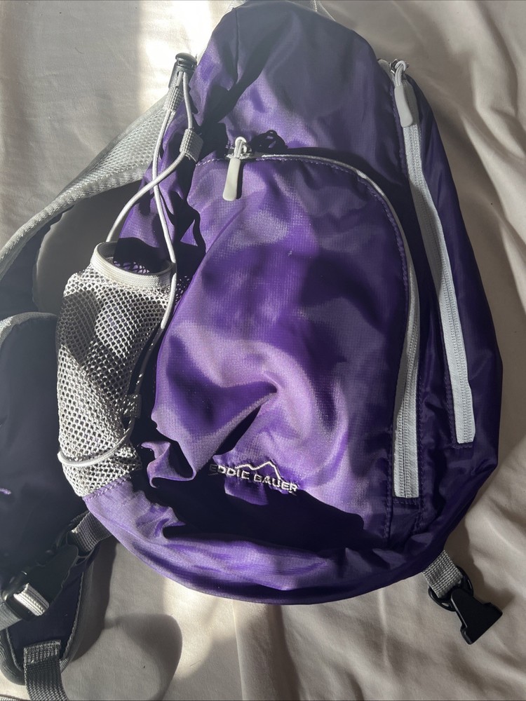 Eddie Bauer Purple Sling Backpack