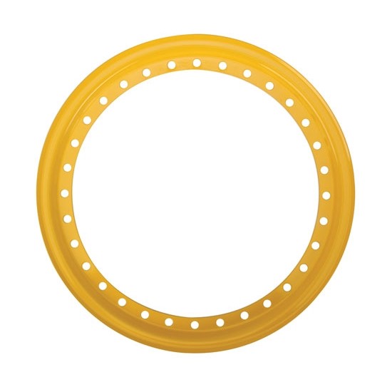 AERO 15 Inch Black Outer Beadlock Ring, Lightweight Steel, 3-1/4