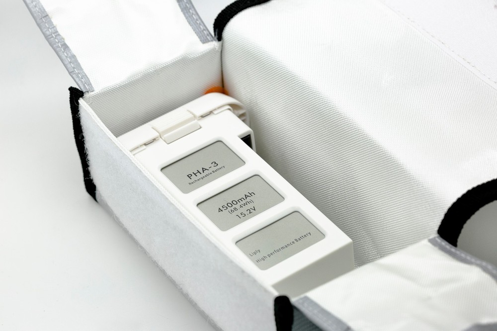 4x LiPo Battery Fireproof Explosion proof Guard Charging Safe Bag