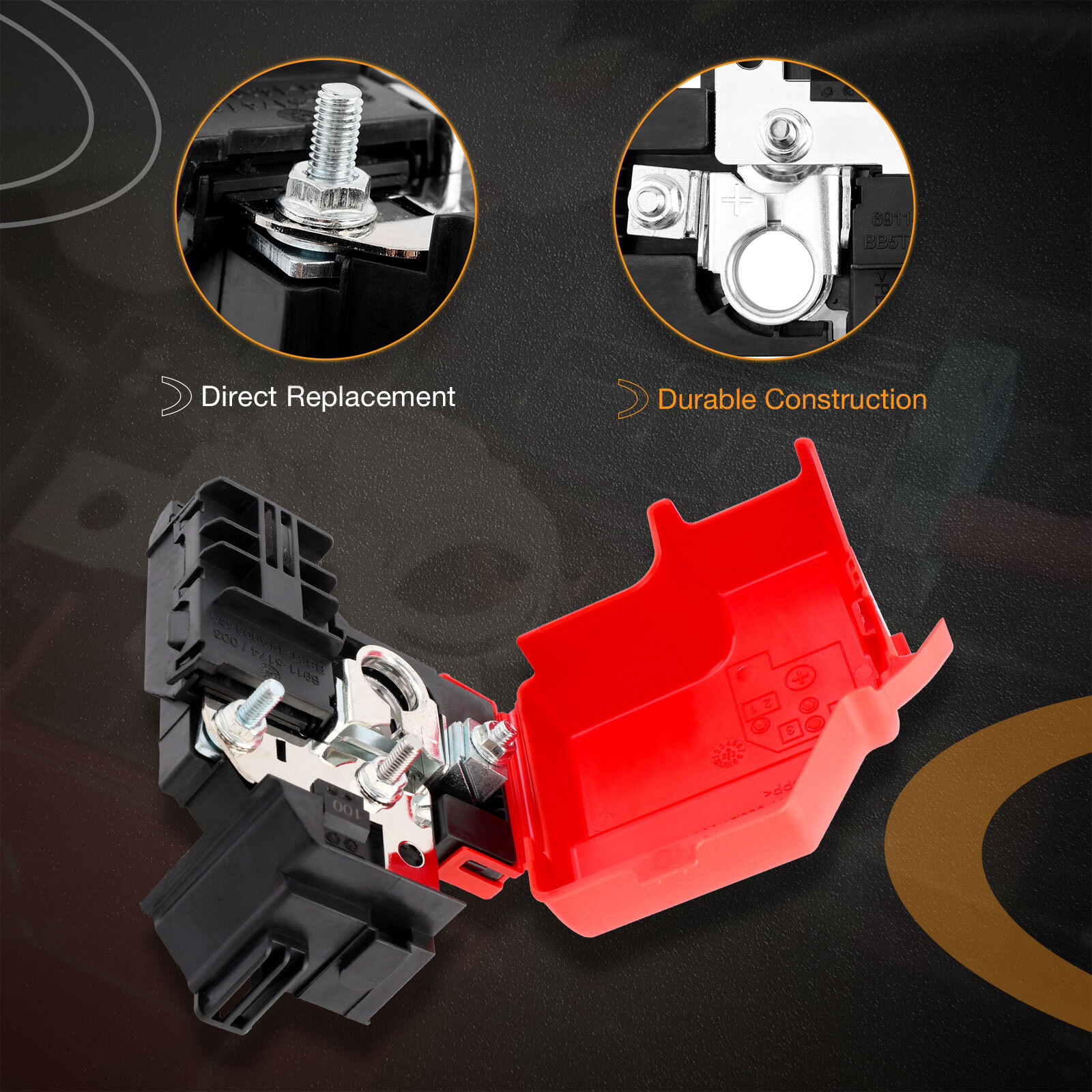 Positive Battery Cable Terminal End For 2013-19 Ford Explorer Taurus Lincoln MKT