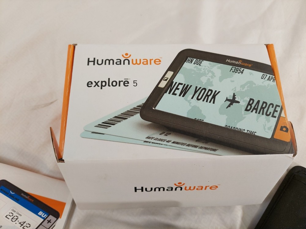 HumanWare Explore 5 NOM-300 Handheld Electronic Magnifier No Cord