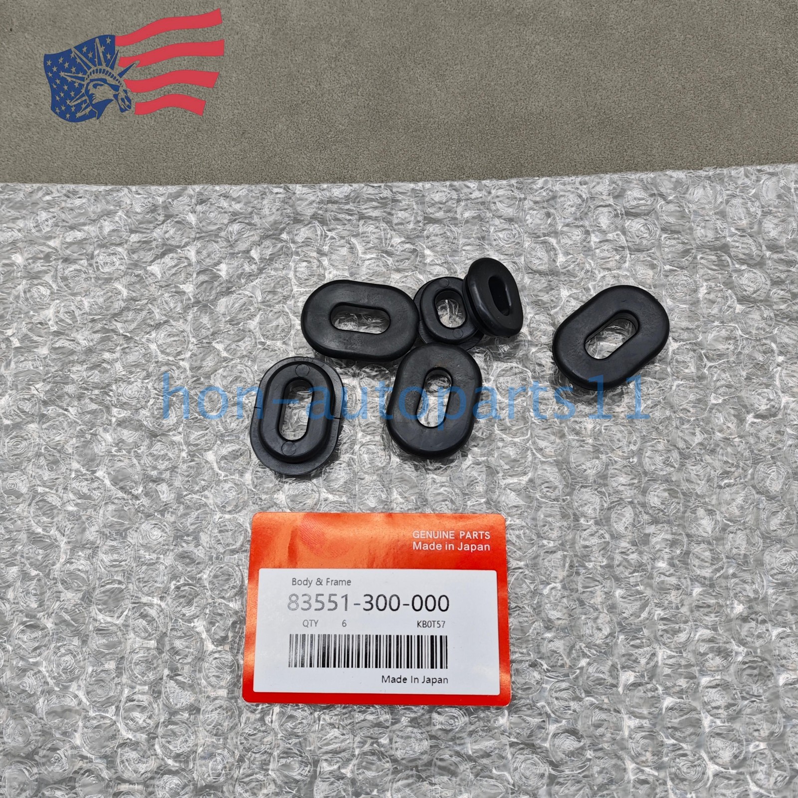 OEM! 6X Side Cover Rubber Grommets 83551-300-000 For Honda CB350/450/500/550/650