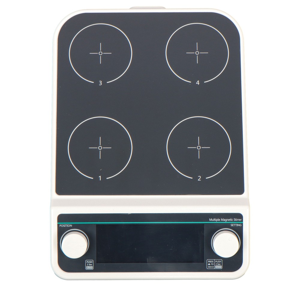 Multi-position Magnetic Stirrer 4 Position Max Capacity 500ml for Each Station